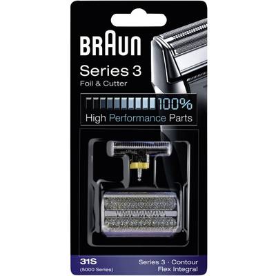 Braun voordeelverpakking 31S/5000 scheerkop zil