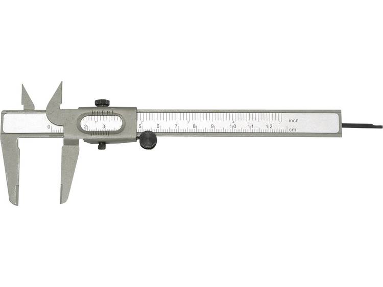 Schuifmaat, metrisch- inch, vernikkeld, 125 mm C.K. T3451