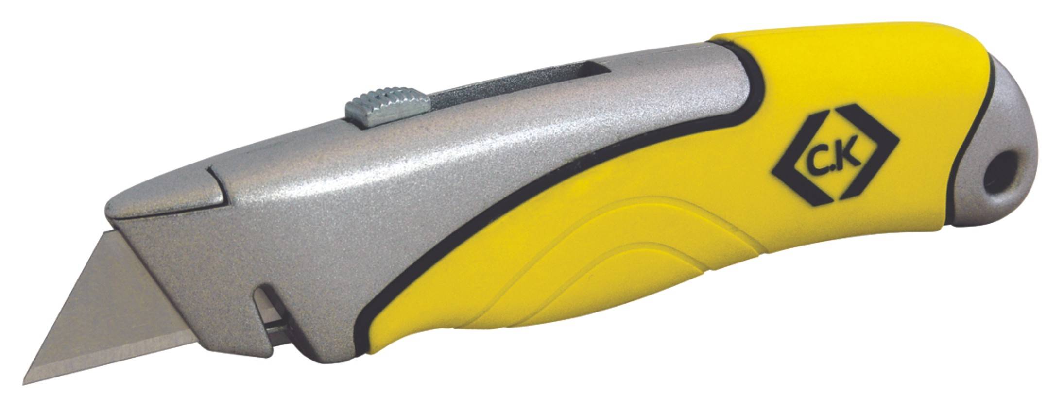 C.K T0957-1 Cutter met intrekbaar mesje, soft-handgreep 1 stuk(s)