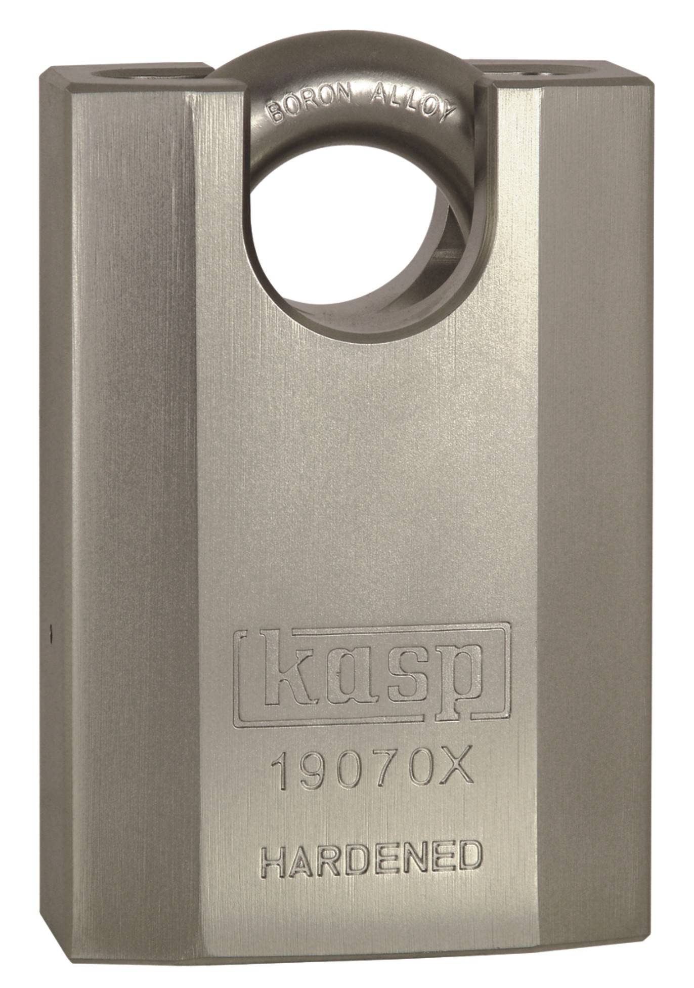 Kasp K19070XD Hangslot 70 mm Verschillend sluitend Zilver Sleutelslot-0