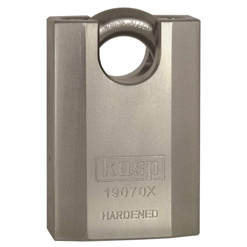 Kasp K19070XD Hangslot 70 mm Verschillend sluitend Zilver Sleutelslot