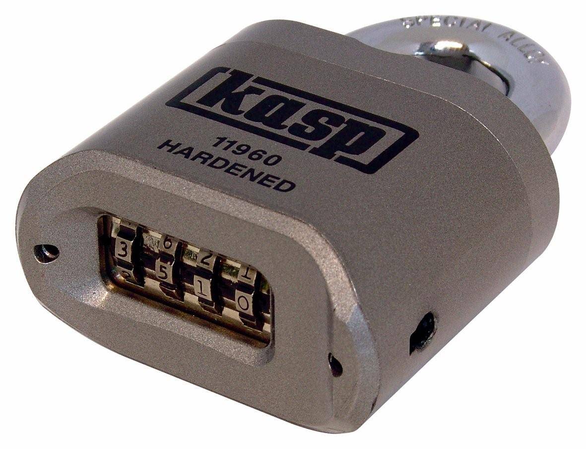 Kasp K11960D Hänglås Silver Kombination