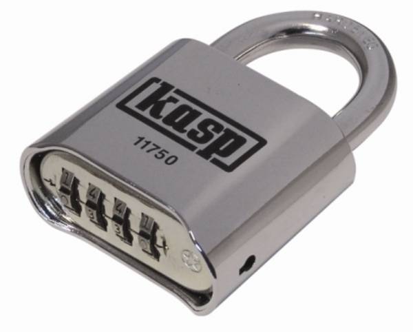 Kasp K11750D Hangslot 50 mm    Zilver Cijferslot