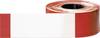 Moravia 330.10.147 Absperrband rot/weiss 30µm 80mmx500m extrem reißfest Kart Afzetlint 3 (l x b) 500 m x 80 mm