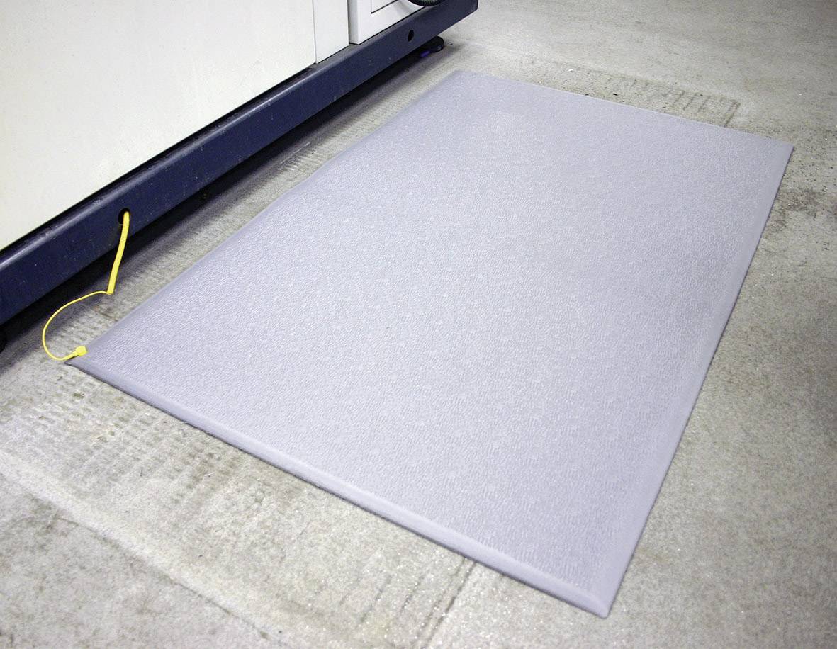kaiserkraft ESD-vloermat Grijs (l x b x h) 18300 x 900 x 9 mm