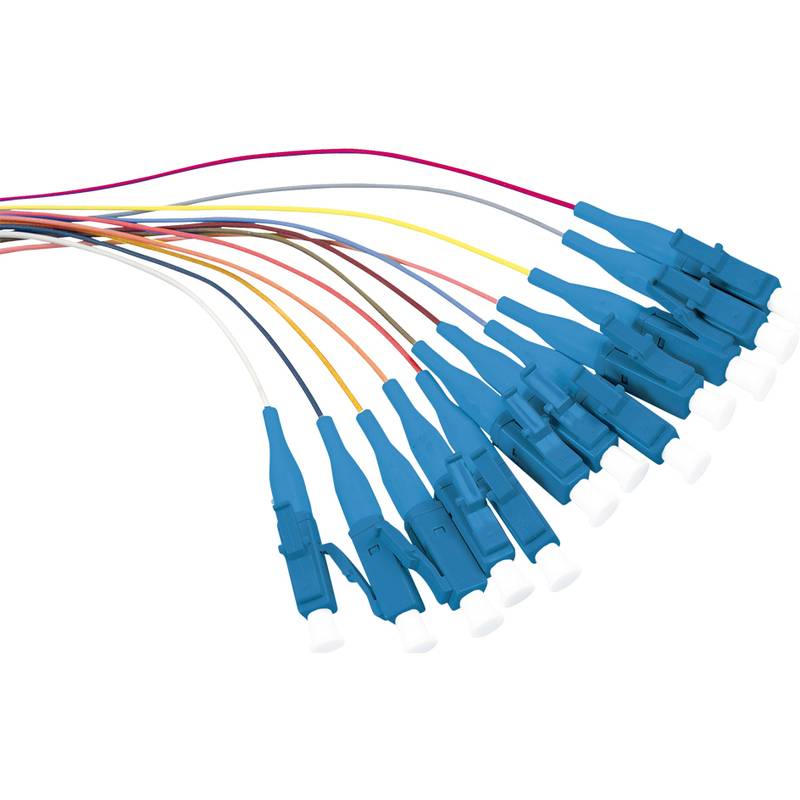 LOGILINK FL0LC02 Glasvezelpigtail; OS2; LC/UPC; 2m; 9/125um; LSZH; blauw; 12st. - 1 stuk-0