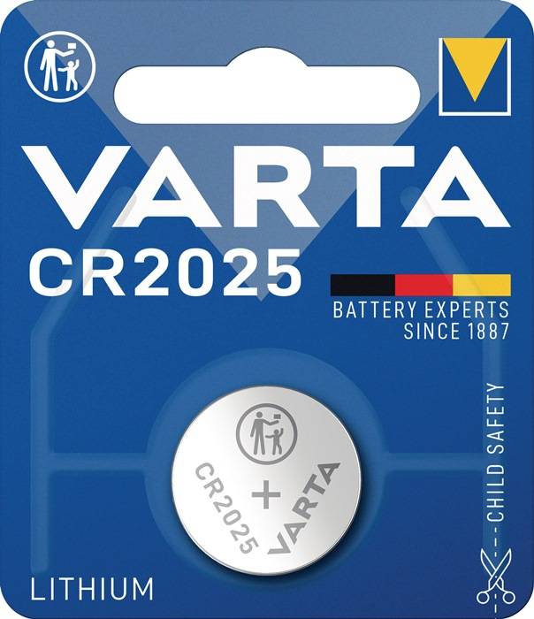 Knoopcel Electronics 3 V 157 mAh CR2025 20 x 2,5 mm VARTA