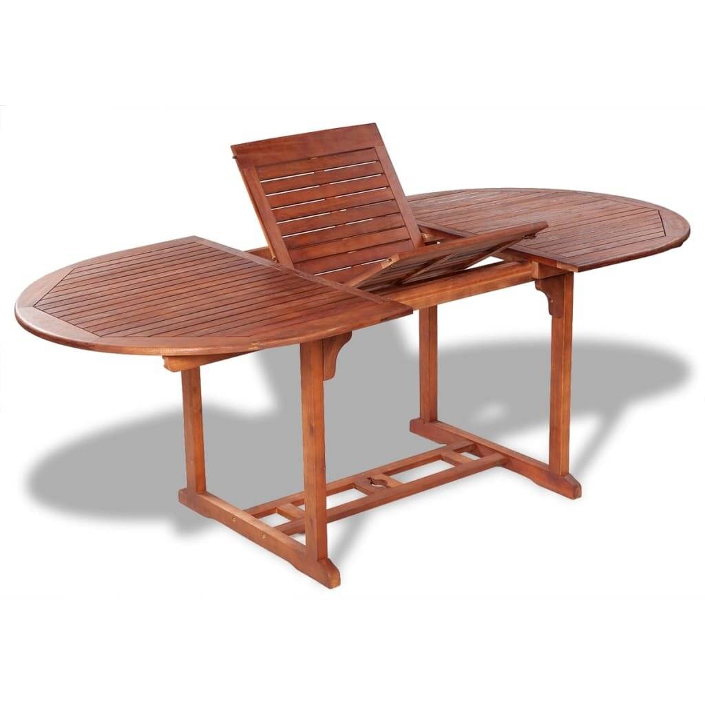 vidaXL - Tuintafel - 200x100x75 - cm - massief - acaciahout-5