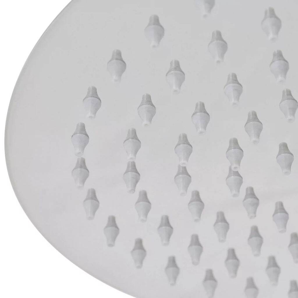 vidaXL - Regendouchekop - rond - 20 - cm - roestvrij - staal-5
