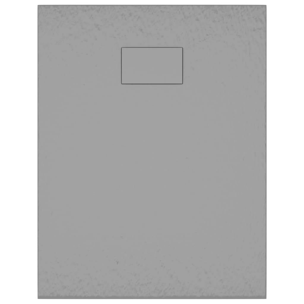 Vidaxl douchebak 90x70 cm smc grijs 87202861914468720286191446-6