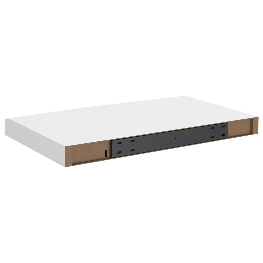 vidaXL - Wandschap - zwevend - 50x23x3,8 - cm - MDF - wit-6