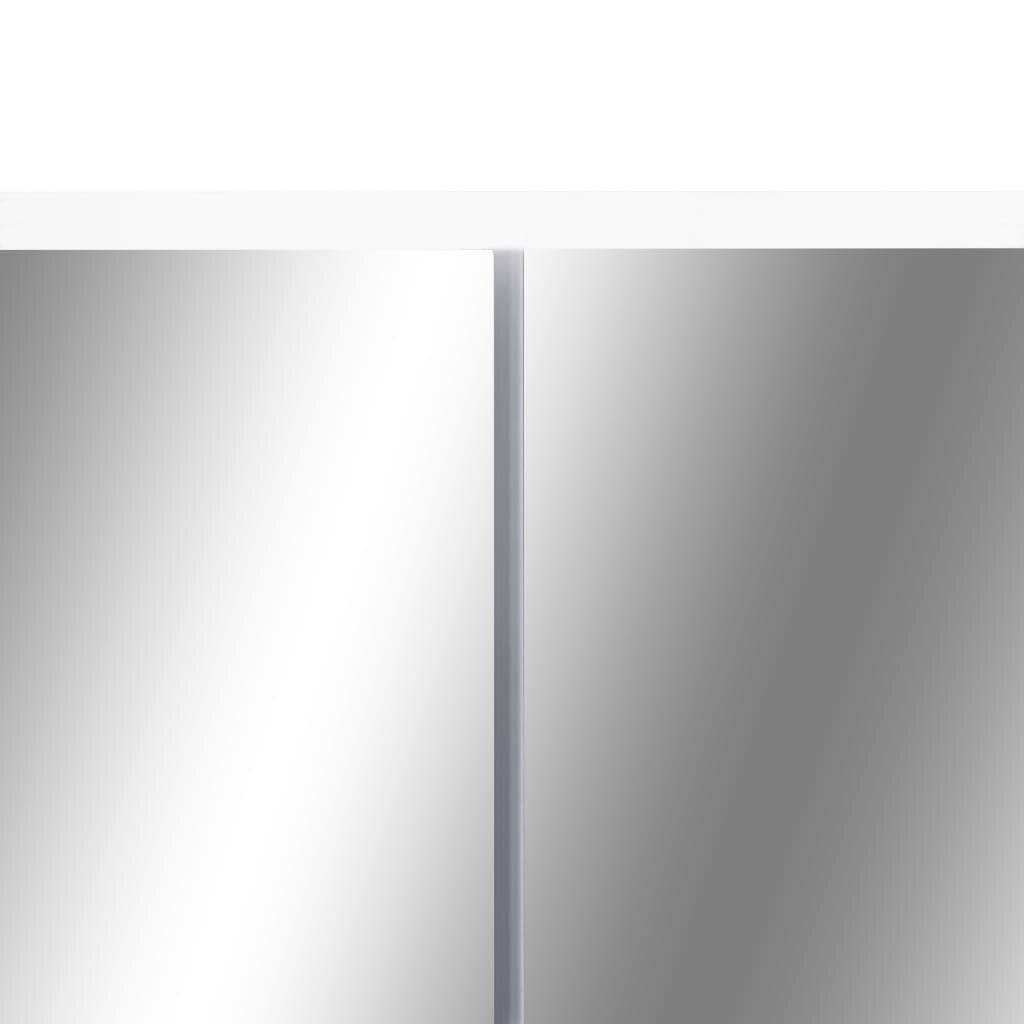 Symboolafbeelding voor vidaXL - Badkamerspiegelkast - LED - 80x15x60 - cm - MDF - wit