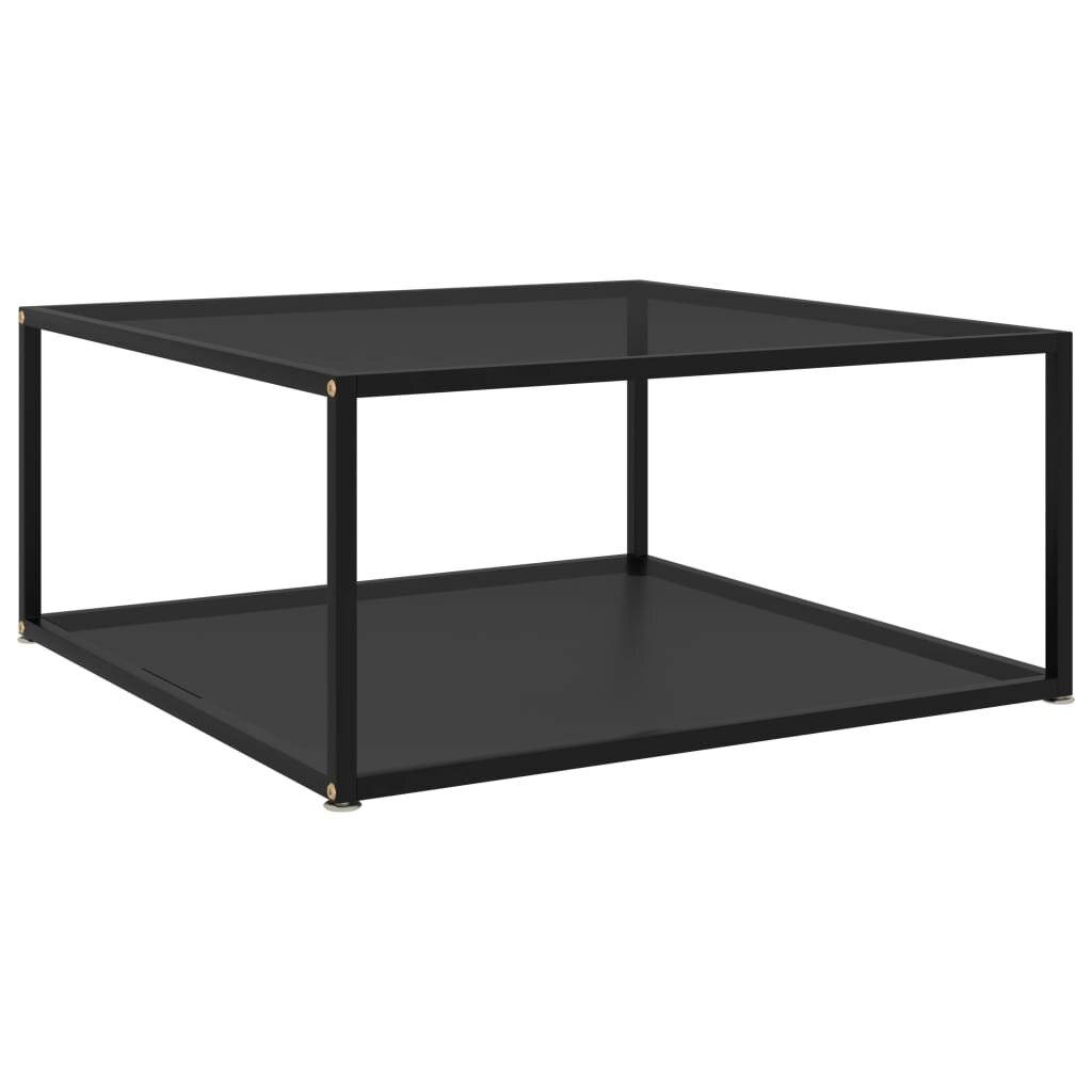 vidaXL-Salontafel-80x80x35-cm-gehard-glas-zwart