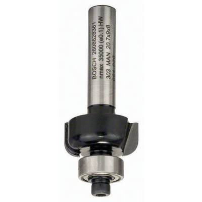 Bosch Accessories 2608628361 Halfrondprofielfrees Hardmetaal   Lengte 53 mm Afmeting, Ø 20.7 mm  Schachtdiameter 8 mm 