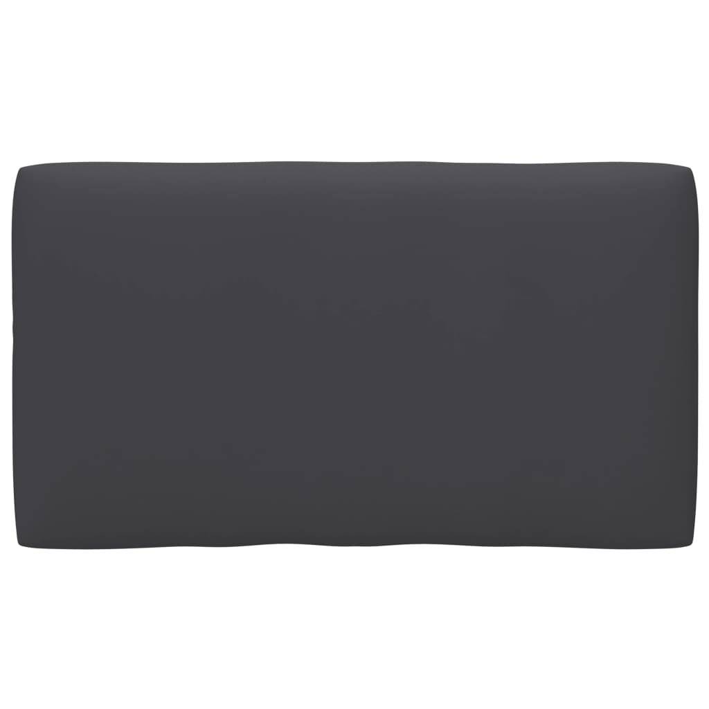 vidaXL - Palletkussen - 70x40x12 - cm - stof - antracietkleurig-5