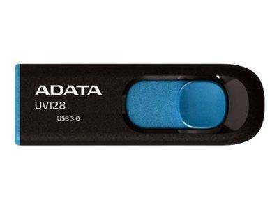 ADATA DashDrive UV128 32GB USB-flashdrive USB Type-A 3.2 Gen 1 (3.1 Gen 1) Zwart, Blauw-0