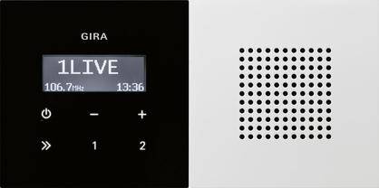 Gira Unterputz-Radio RDS 2280112-1