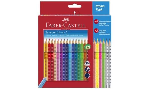FABER-CASTELL promotieset Color Grip 18+4+2