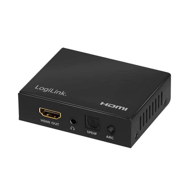 LogiLink HDMI-audio-extractor, 2CH/5.1CH, SPDIF, 4K/60Hz, zwart.-5
