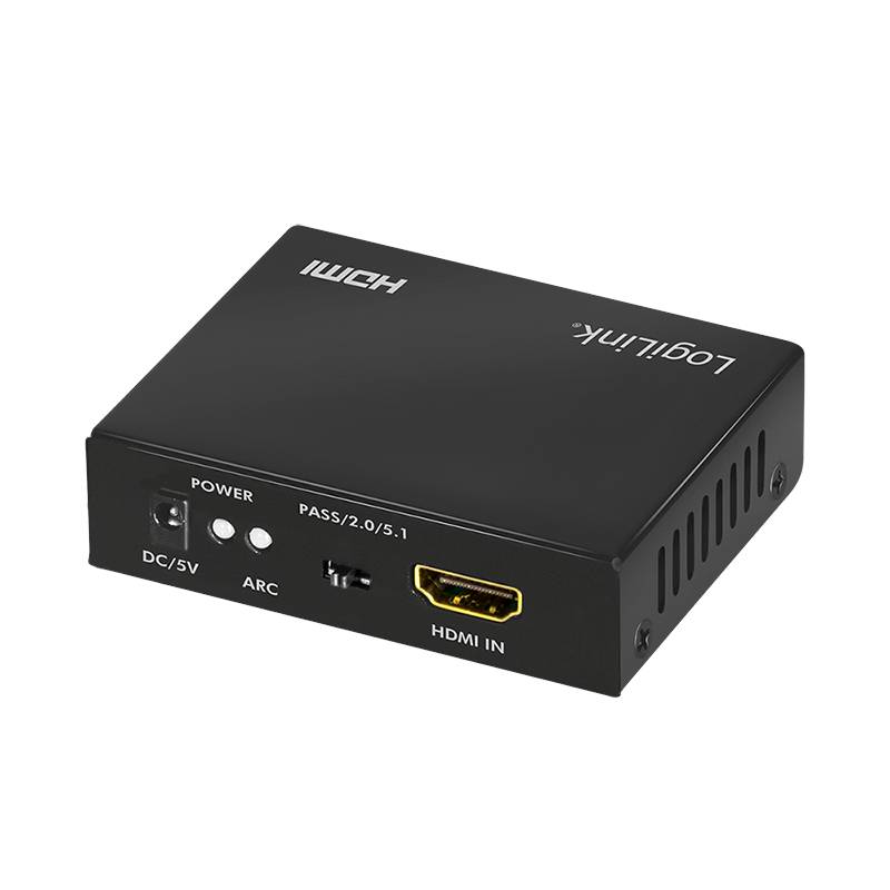 LogiLink HDMI-audio-extractor, 2CH/5.1CH, SPDIF, 4K/60Hz, zwart.-1