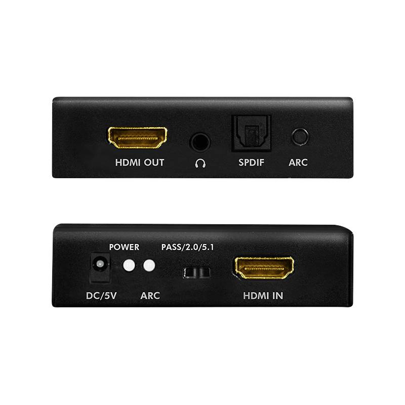LogiLink HDMI-audio-extractor, 2CH/5.1CH, SPDIF, 4K/60Hz, zwart.-4