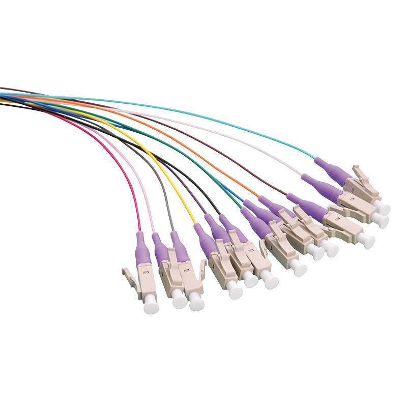 LOGILINK FL4LC02 Glasvezelpigtail; OM4; LC/UPC; 2m; 9/125um; LSZH; grijs; 12st. - 1 stuk-0