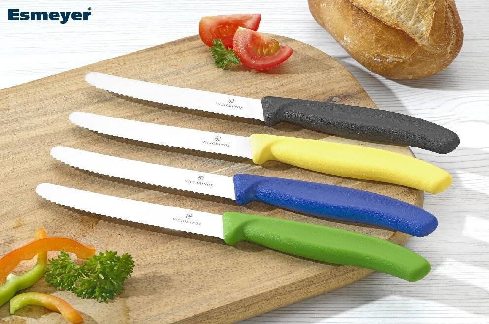 Victorinox 6.7836.L114 Tomaten- en worstmes Groen-1