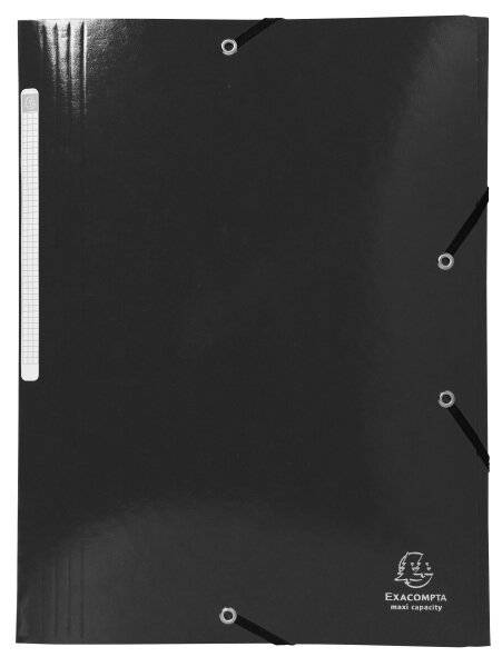 Exacompta 3130630558293 Exacompta - Iderama elastomap met 3 kleppen, met rugetiket, geassorteerde kleuren-5