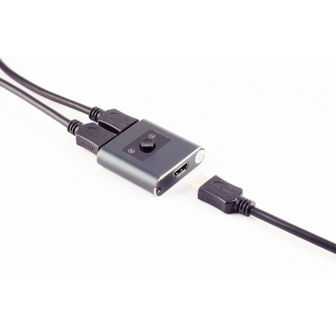 ShiverPeaks PROFESSIONAL--HDMI Umschalter 2x1 bidirektional Metall 4K2K-2