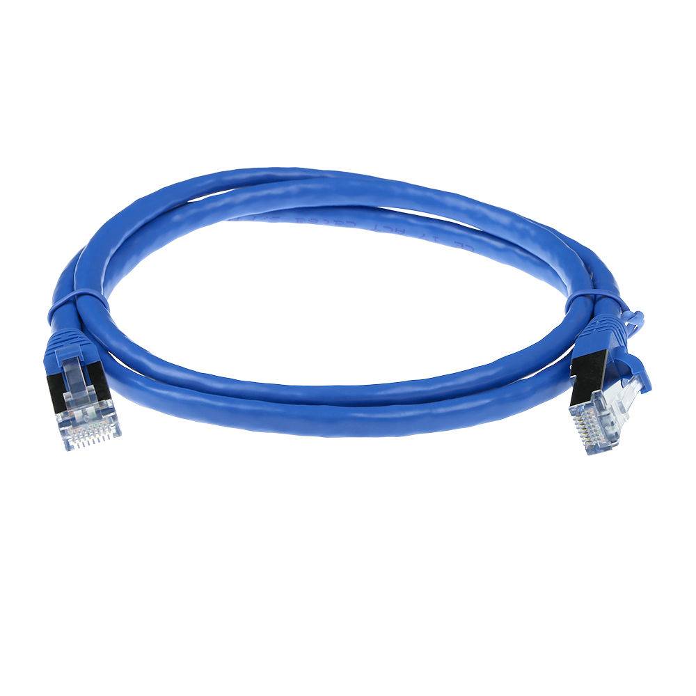 ACT FB6603 SFTP CAT6A Patchkabel Snagless Blauw - 3 meter-1