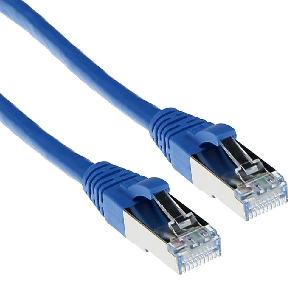 ACT FB6610 SFTP CAT6A Patchkabel Snagless Blauw - 10 meter-0