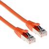ACT FB2115 SFTP CAT6A Patchkabel Snagless | RJ45 Connectoren | Oranje | 15 meter