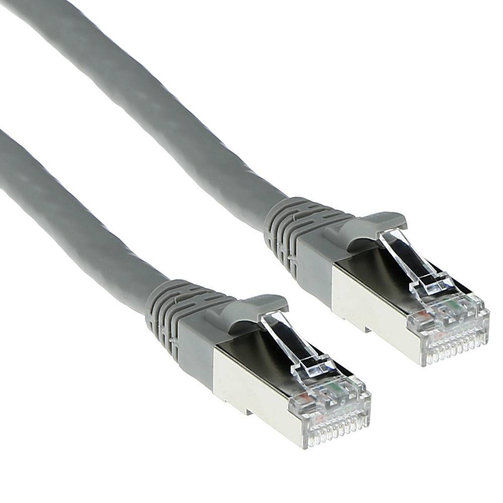 ACT FB3020 SFTP CAT6A Patchkabel Snagless | RJ45 Connectoren | Grijs | 20 meter-0