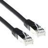ACT FB9901 LSZH SFTP CAT6 Patchkabel Zwart - 1 meter