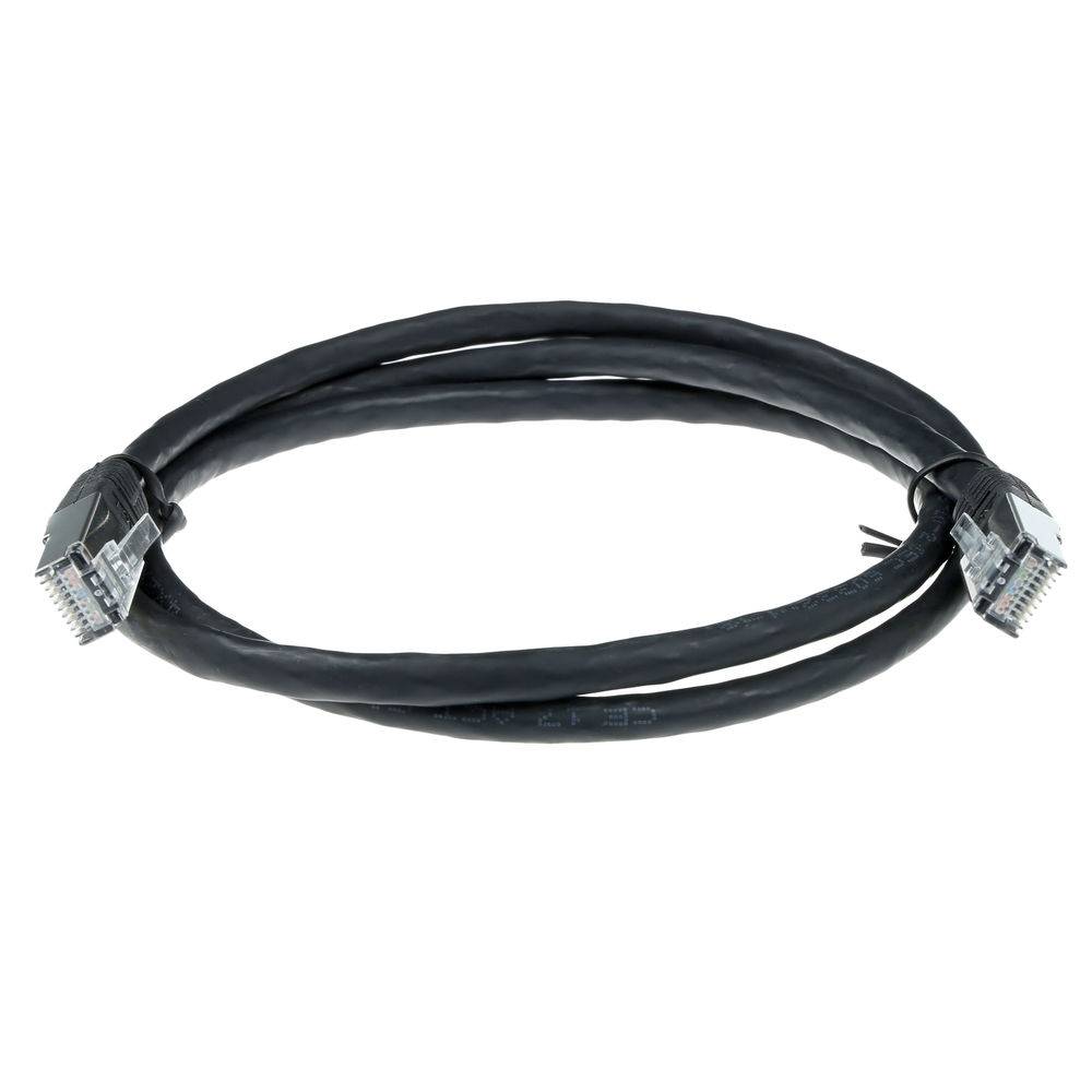 ACT FB9901 LSZH SFTP CAT6 Patchkabel Zwart - 1 meter-1