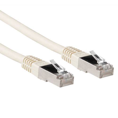 ACT IB3601 LSZH SFTP CAT6A Patchkabel Ivoor - 1 meter-0