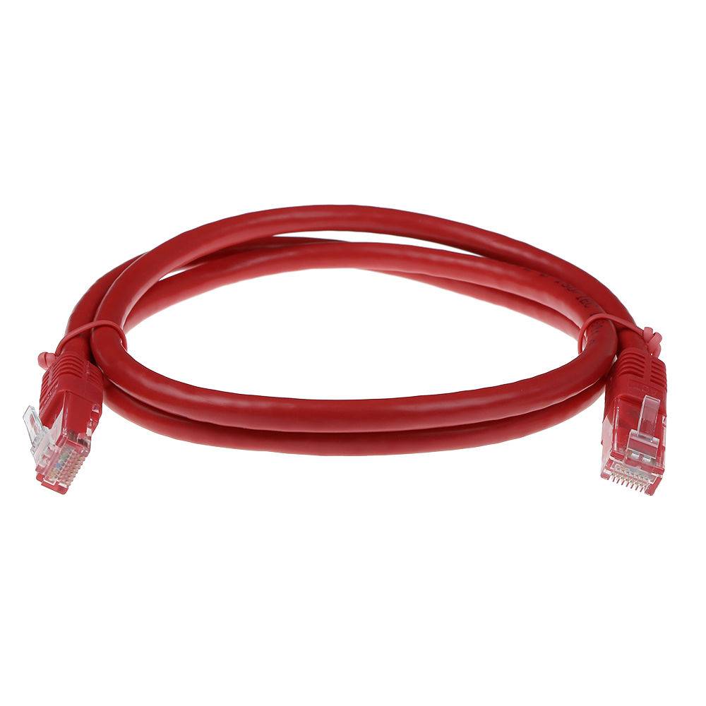 ACT IB3710 U/UTP CAT6A Patchkabel Rood - 10 meter-1