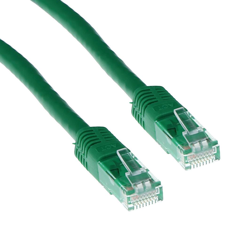 ACT IB3910 U/UTP CAT6A Patchkabel Groen - 10 meter-0