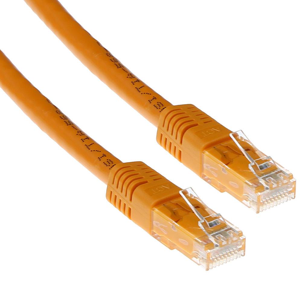 ACT IB4501 U/UTP CAT5E Patchkabel Oranje - 1 meter-0