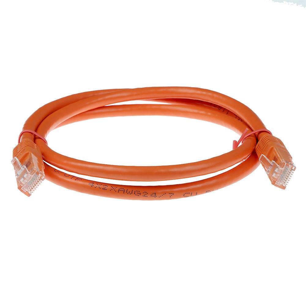 ACT IB4501 U/UTP CAT5E Patchkabel Oranje - 1 meter-1