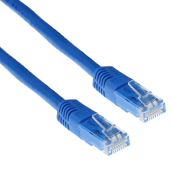 ACT IB5601 U/UTP CAT5E Patchkabel Blauw - 1 meter
