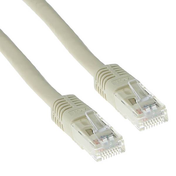 ACT IB6405 U/UTP CAT5E Patchkabel Ivoor - 5 meter