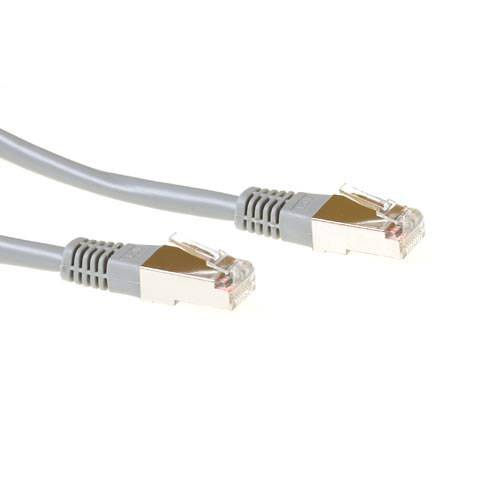 ACT IB7101 F/UTP CAT5E Patchkabel | RJ45 Connectoren | Grijs | 1 meter-0