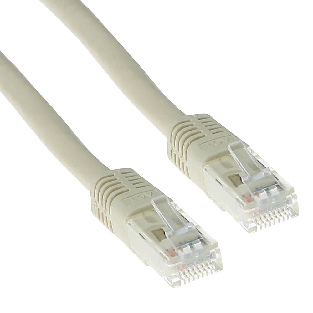 ACT IB8405 U/UTP CAT6 Patchkabel Ivoor - 5 meter-0