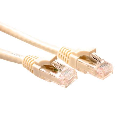 ACT IK8451 U/UTP CAT6 Patchkabel Ivoor -1,5 meter-0