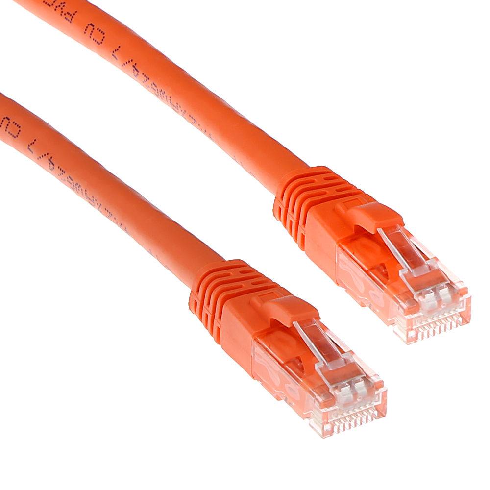 ACT IS1501 U/UTP CAT6 Patchkabel Snagless Oranje - 1 meter-0