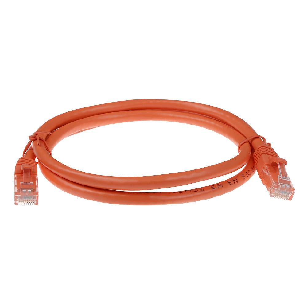 ACT IS1501 U/UTP CAT6 Patchkabel Snagless Oranje - 1 meter-1