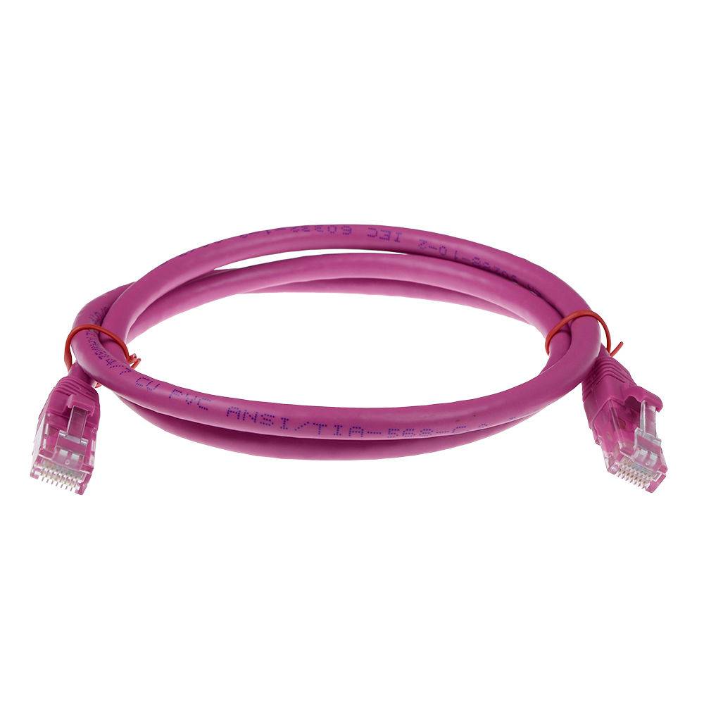 ACT IS1800 U/UTP CAT6 Patchkabel Snagless Roze - 50 cm-1