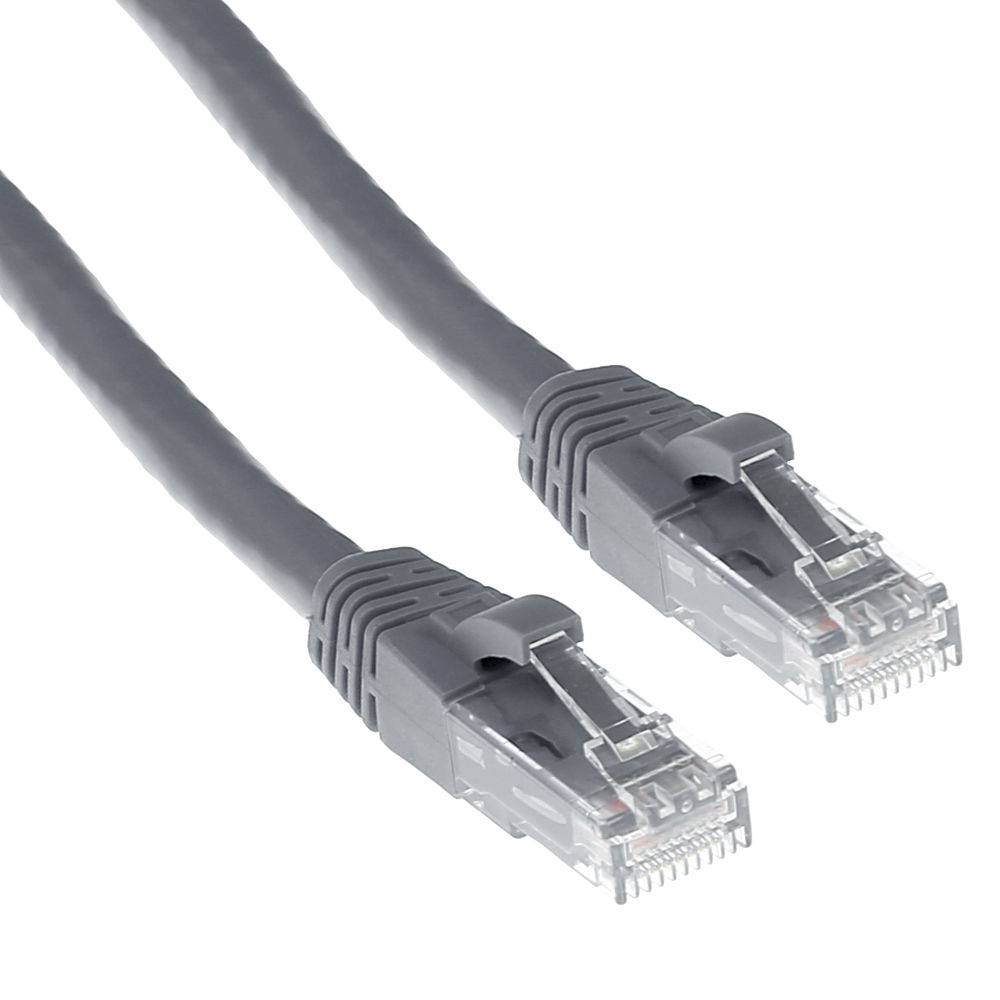 ACT IS8010 U/UTP CAT6 Patchkabel Snagless Grijs - 10 meter-0
