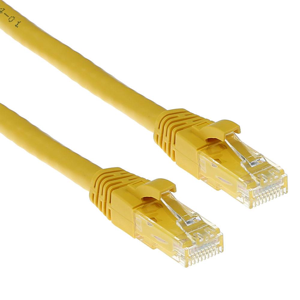 ACT IS8815 U/UTP CAT6 Patchkabel Snagless Geel -15 meter-0